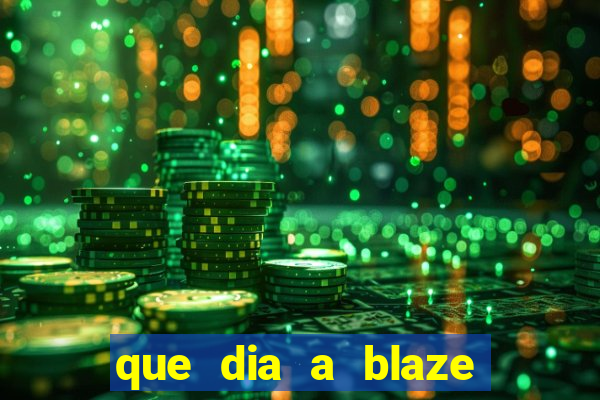 que dia a blaze paga o cashback